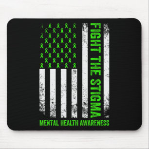 Fight Stigma Mental Health S Mental Health Awarene Mouse Mat