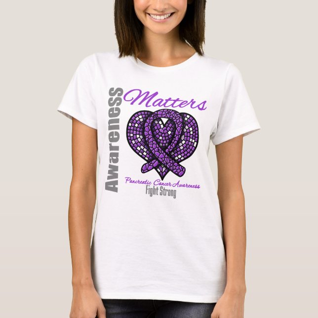 Fight Strong - Pancreatic Cancer T-Shirt (Front)