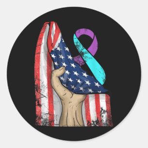 Fight Suicide Awareness Prevention You _2 Classic Round Sticker