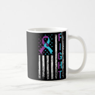 Fight Suicide Prevention Awareness American Flag R Coffee Mug