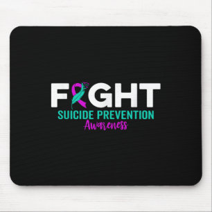 Fight Suicide Prevention Ribbon Depression Suicide Mouse Mat