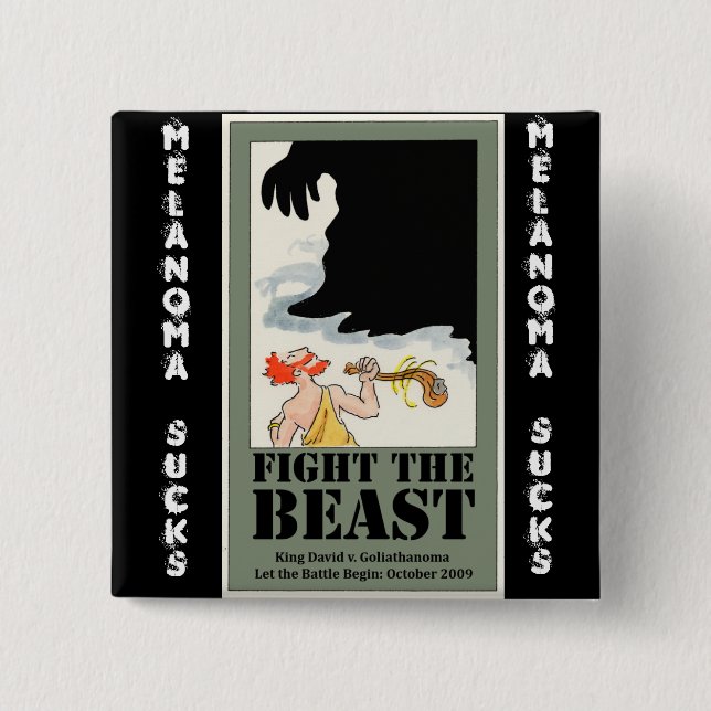 Fight the Beast Pin (Front)