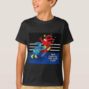 Fight the Good Fight Tbone Boxing Tshirt