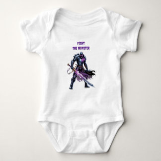 Fight the monster baby bodysuit