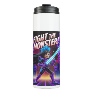 Fight the monster  thermal tumbler