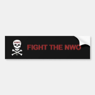 Fight the New World Order Bumper Sticker