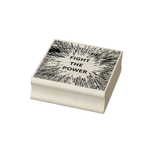 FIGHT THE POWER RUBBER STAMP (Stamp)