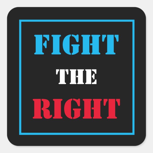 FIGHT THE RIGHT Sticker (Front)