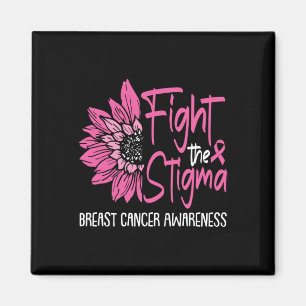 Fight The Stigma Breast Cancer Awareness Survivor Magnet
