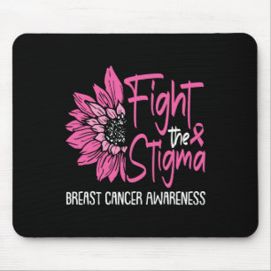 Fight The Stigma Breast Cancer Awareness Survivor Mouse Mat