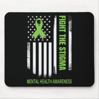 Fight The Stigma For Mental Health Awareness Mouse Mat