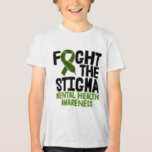 Fight The Stigma Green Ribbon Shirts Mental Health