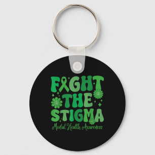 Fight The Stigma Leopard Mental Health S Awareness Key Ring