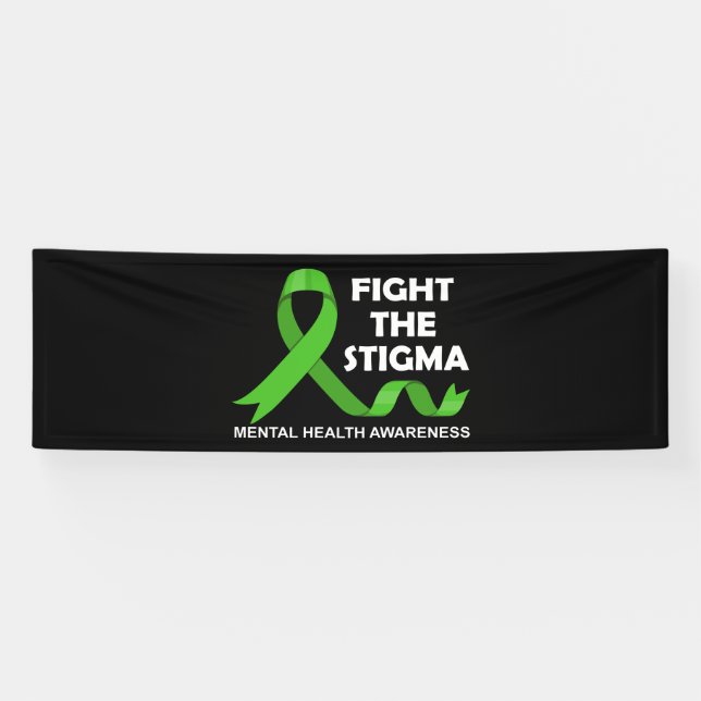 Fight The Stigma Mental Health Awareness Banner (Horizontal)