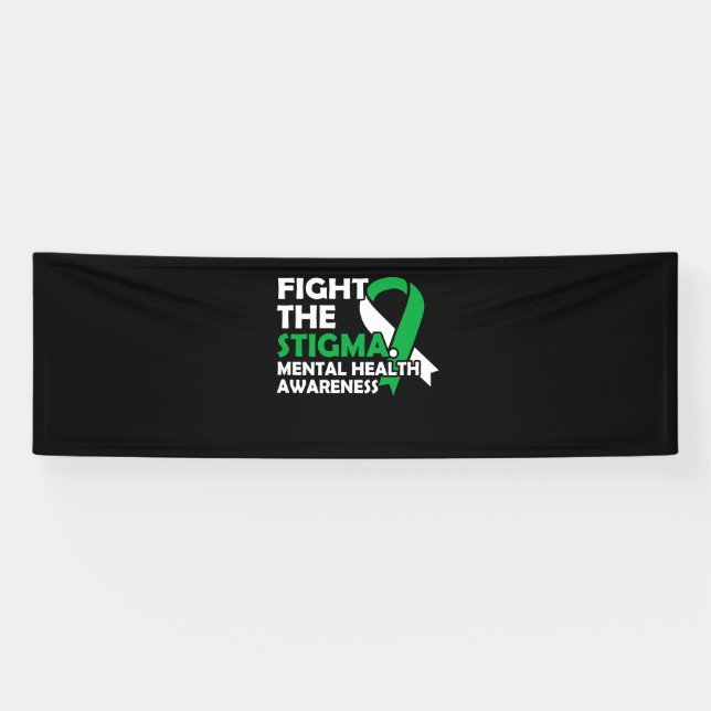 Fight The Stigma. Mental Health Awareness Banner (Horizontal)