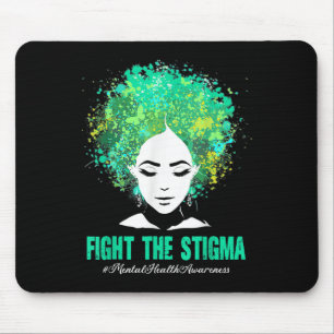 Fight The Stigma Mental Health Awareness Month Gif Mouse Mat
