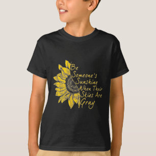 Fight The Stigma Mental Health Awareness sunflowe T-Shirt