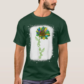 Fight The Stigma Mental Health Awareness Sunflower T-Shirt