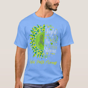 Fight The Stigma Mental Health Awareness Sunflower T-Shirt