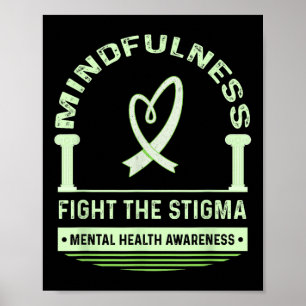 Fight The Stigma Mental Health S Mental Awareness Poster