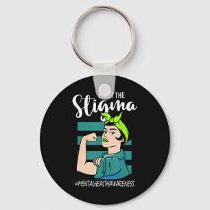 Fight The Stigma Mind Stability Awareness Key Ring