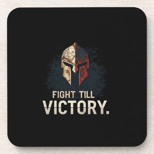 Fight Till Victory  Coaster (Front)