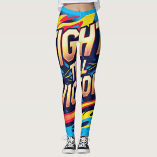 Fight Till Victory – Strength & Perseverance Leggings