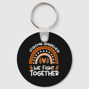 Fight Together Leukaemia Awareness Leukaemia 3  Key Ring