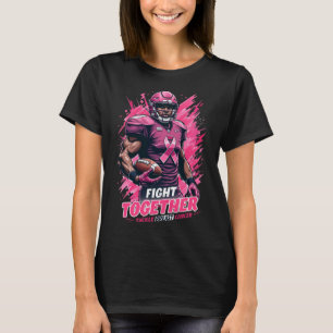 Fight Together Tackle Breast Cancer Awareness T-Shirt