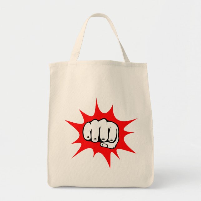 fight tote bag (Front)