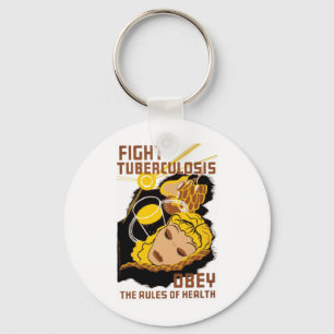 Fight Tuberculosis Key Ring