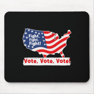 Fight Vote For Trump Presidential Election  Mouse Mat