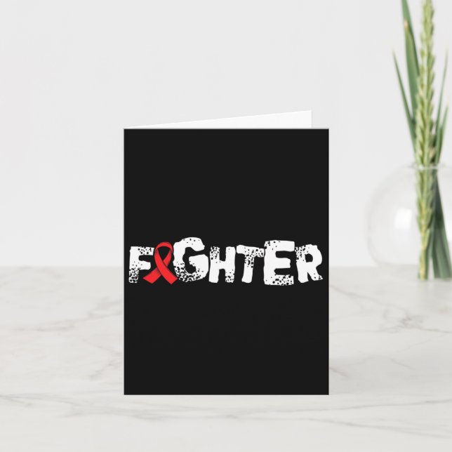 Fighter1- Sickle Cell Anaemia Awareness Item  Card (Front)
