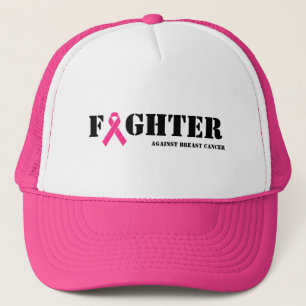 Fighter Against Breast Cancer Trucker Hat