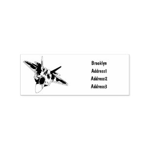 Fighter aircraft cartoon illustration rubber stamp
