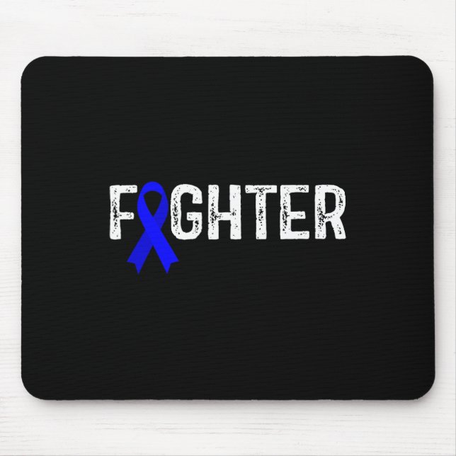 Fighter Alopecia Areata Awareness  Mouse Mat (Front)