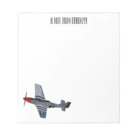 Fighter-bomber cartoon illustration