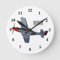 Fighter-bomber cartoon illustration