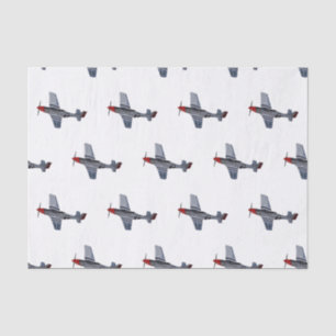 Fighter-bomber cartoon illustration tissue paper