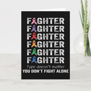 Fighter Cancer Survivor Awareness World Cancer Day Card