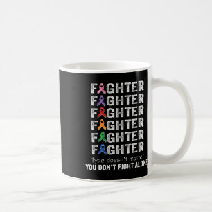 Fighter Cancer Survivor Awareness World Cancer Day Coffee Mug