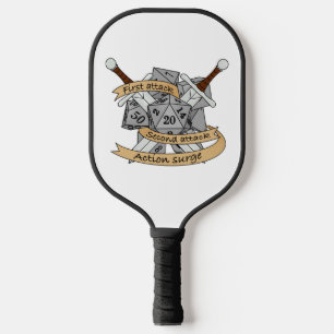 Fighter Dice Design Pickleball Paddle