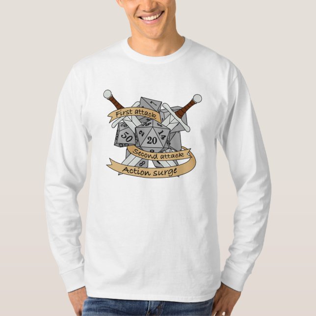 Fighter Dice Design T-Shirt (Front)