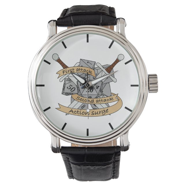 Fighter Dice Design Watch (Front)