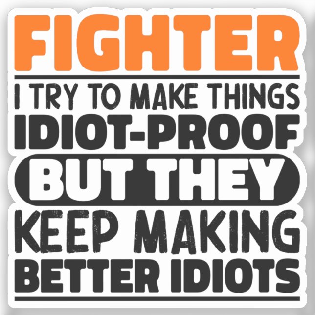 Fighter I Try To Make Things Support Survivor Cool (Front)