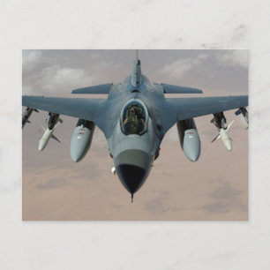 Fighter Jet Aircraft Postcard