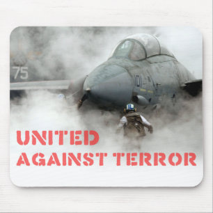 Fighter jet aircraft: United against terror Mouse Mat