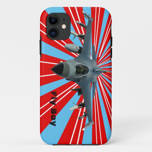 Fighter Jet Case-Mate iPhone Case (Back)