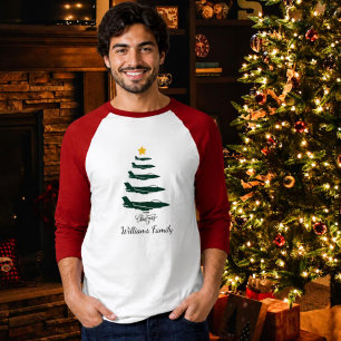 Fighter Jet Christmas Tree Family Matching Shirt
