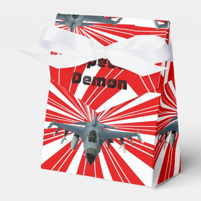 Fighter Jet Favour Box (Front Side)
